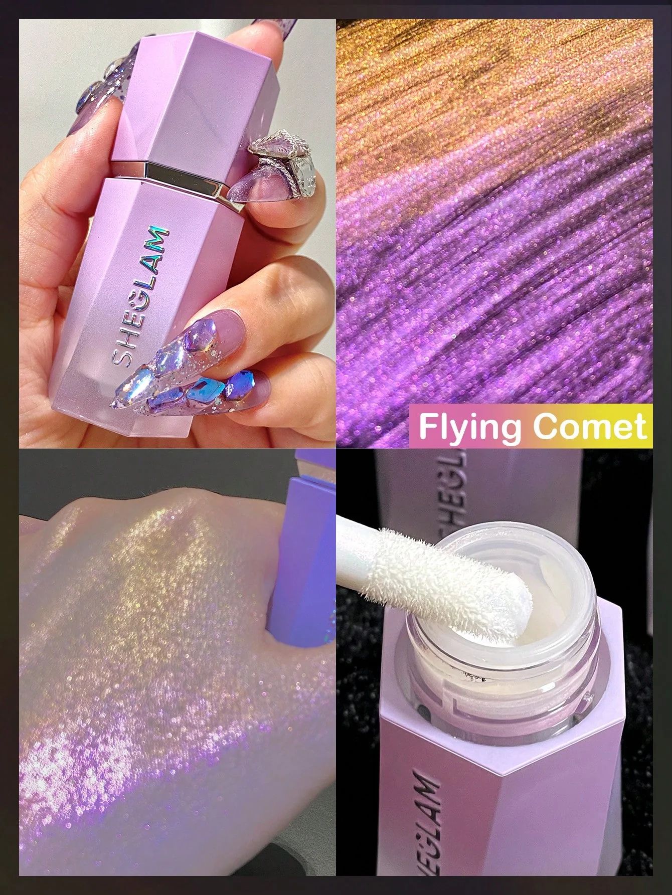 SHEGLAM Chroma-Glow Bloom Liquid Highlighter - Flying Comet_6