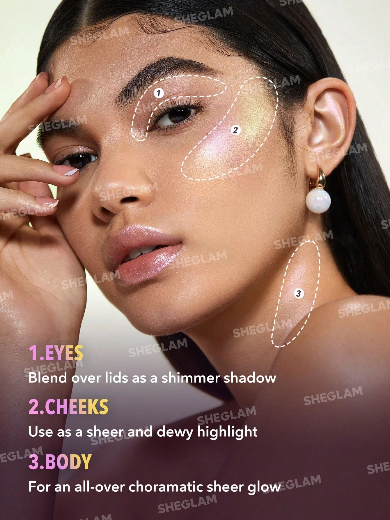 SHEGLAM Chroma-Glow Bloom Liquid Highlighter - Flying Comet_4