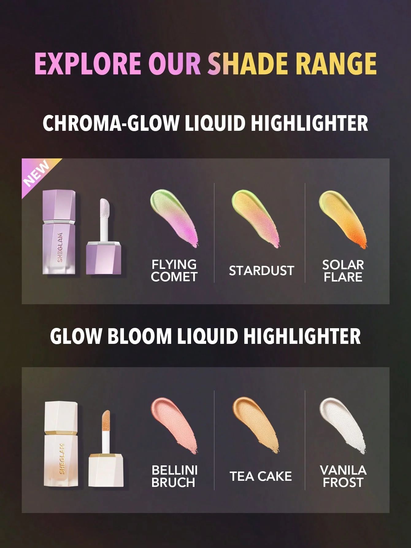 SHEGLAM Chroma-Glow Bloom Liquid Highlighter - Flying Comet_8