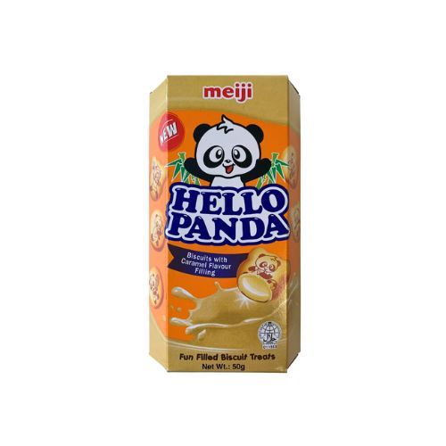 Hello Panda Caramel Filling Biscuit 50G_0