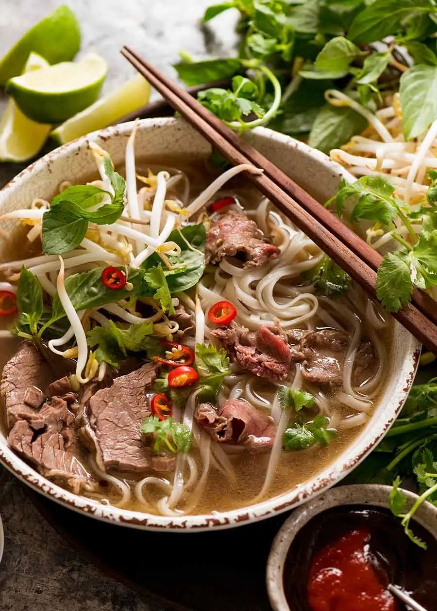 Vietnamese Beef Pho Noodle Soup_0