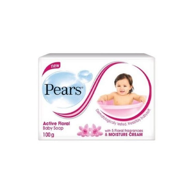 Pears Active Floral Baby Soap 100G_0