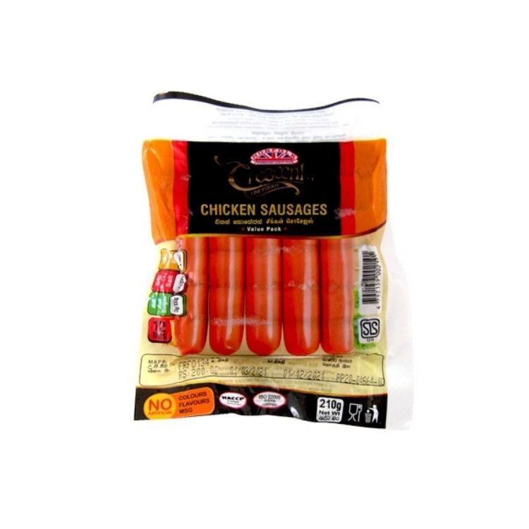 Crecent Chicken Sausages 210G_0