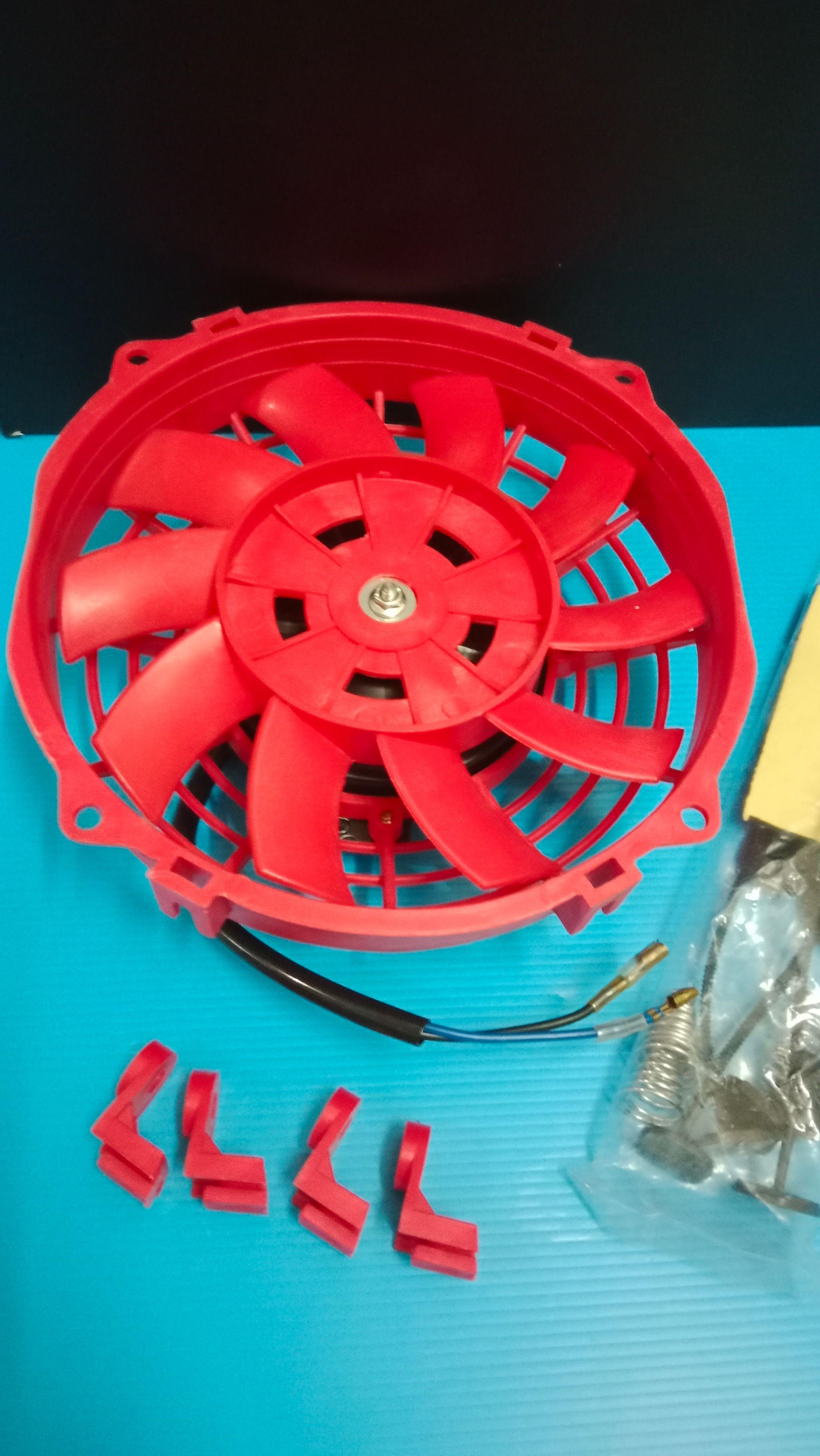 SARD radiator fan 7'' red color  _2