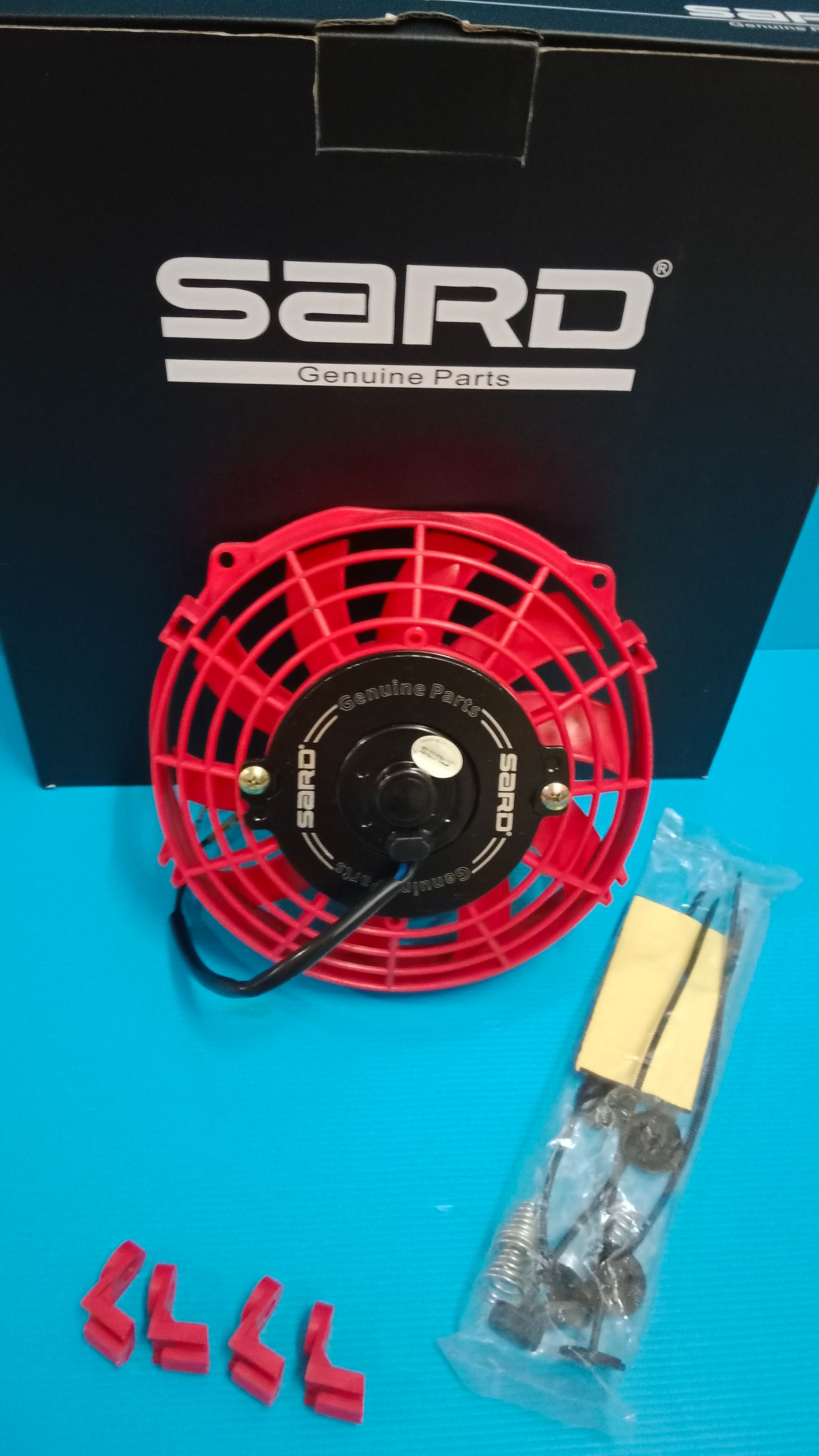 SARD radiator fan 7'' red color  _3