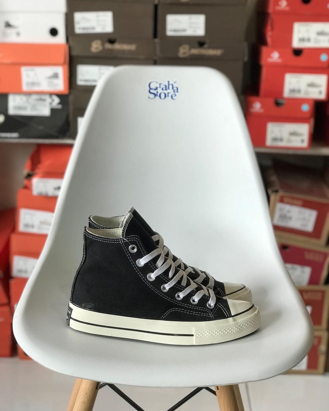 Converse 70 Hi Black White_0