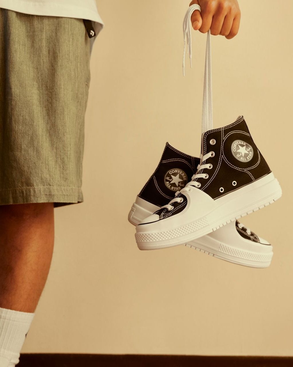 Converse Chuck Taylor All Star High Construct Black White _1