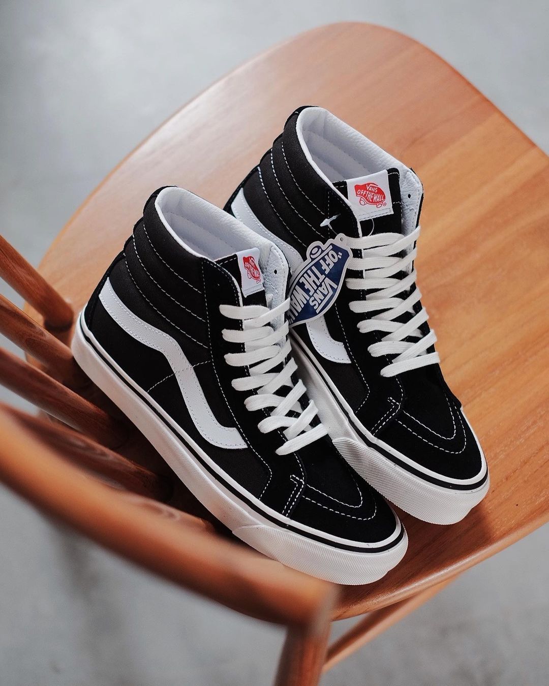 Vans Sk8 High 38 DX Anaheim Factory OG Black And White_0