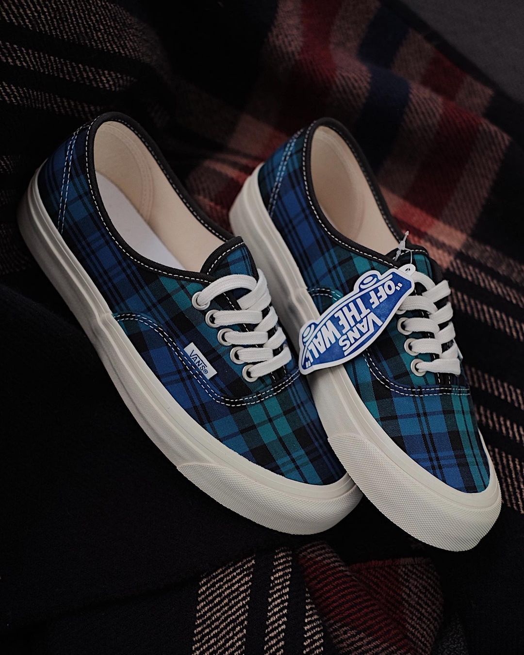 Vans Authentic 44 DX Anaheim Factory Plaid Blue Black_4