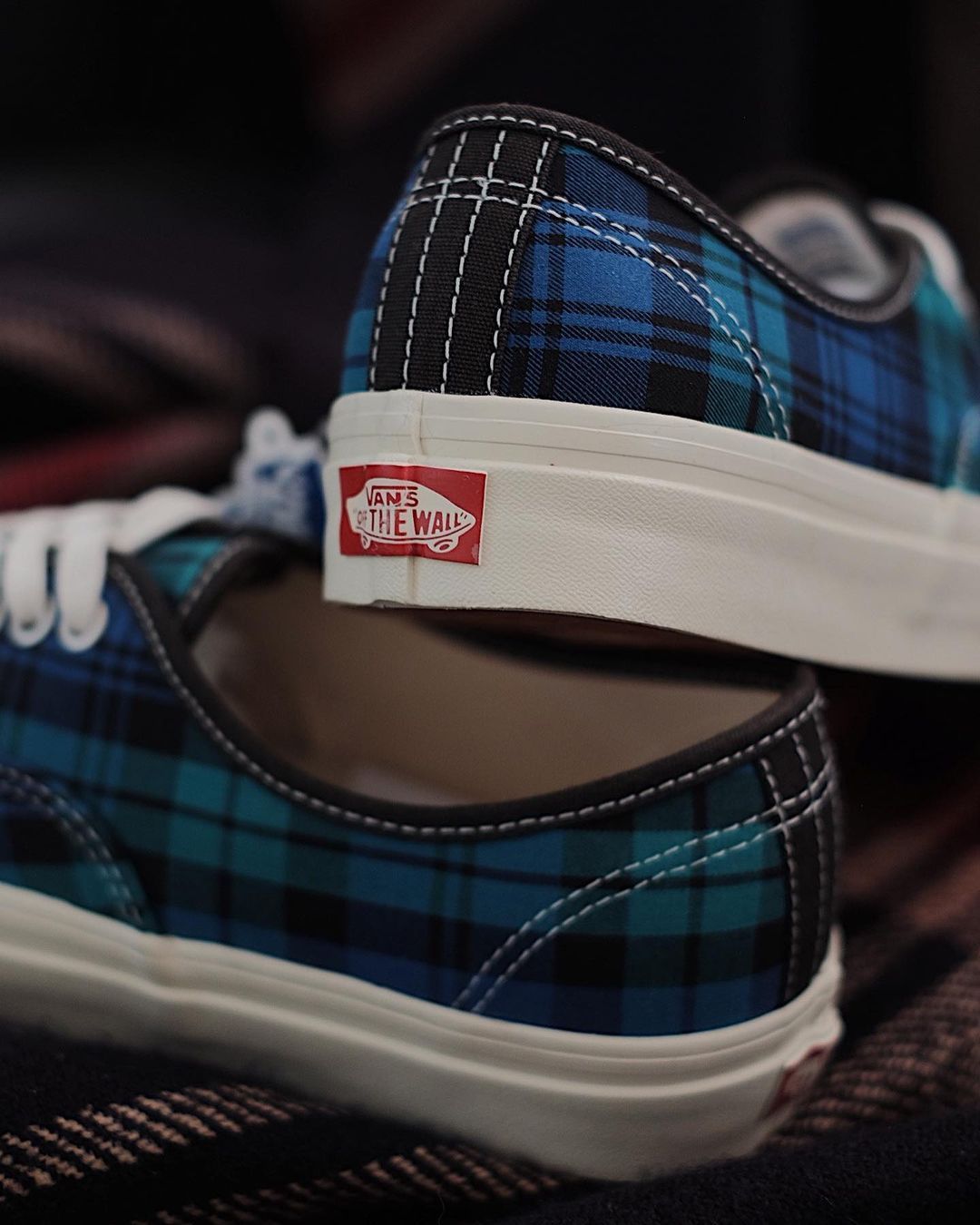 Vans Authentic 44 DX Anaheim Factory Plaid Blue Black_3