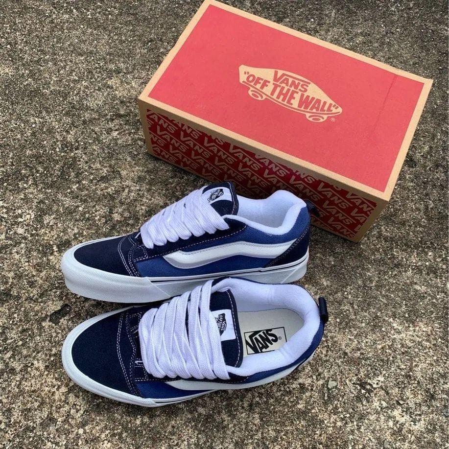 Vans Knu Skool Classic Navy White_1