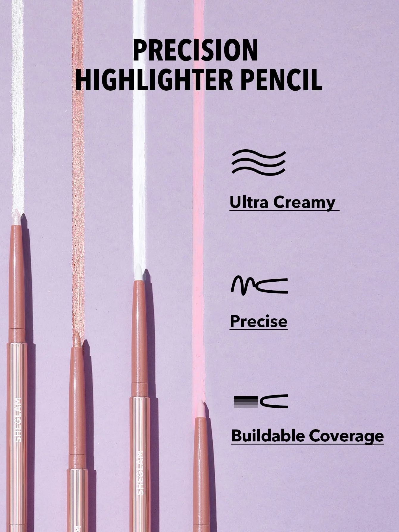 SHEGLAM Fairy Wand Precision Highlighter Pencil - Cloud_5