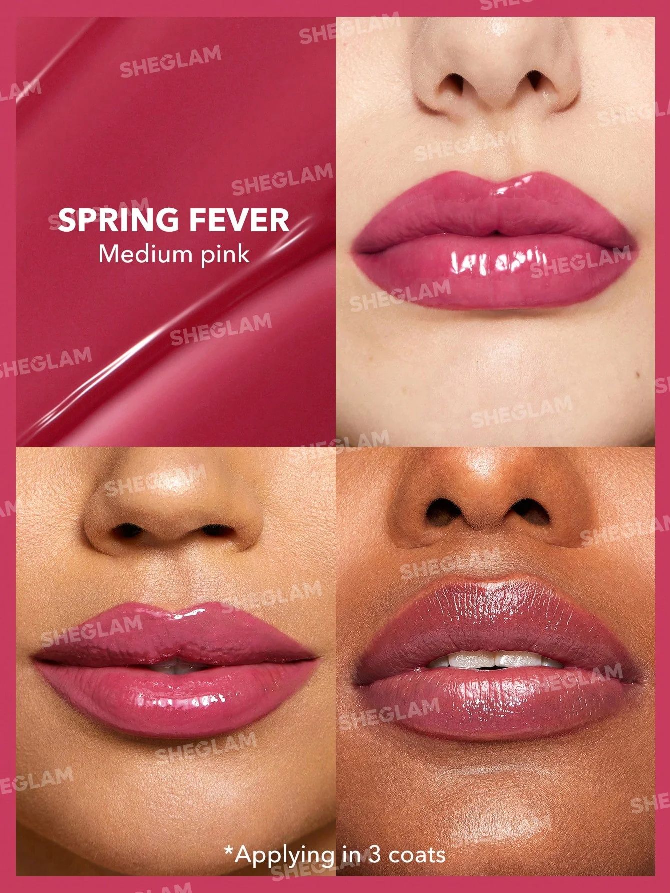 SHEGLAM Pout-Perfect Shine Lip Plumper - Spring Fever_2