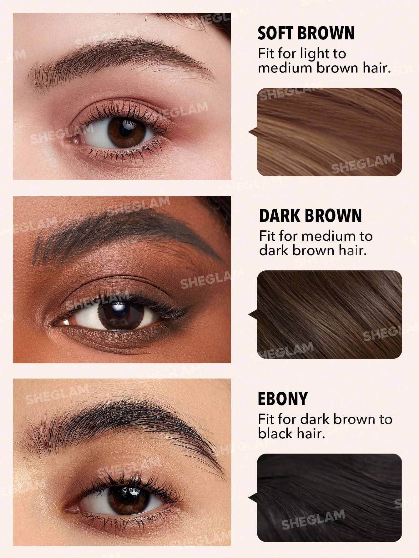 SHEGLAM Boss Brow Waterproof Pomade - Soft Brown_5