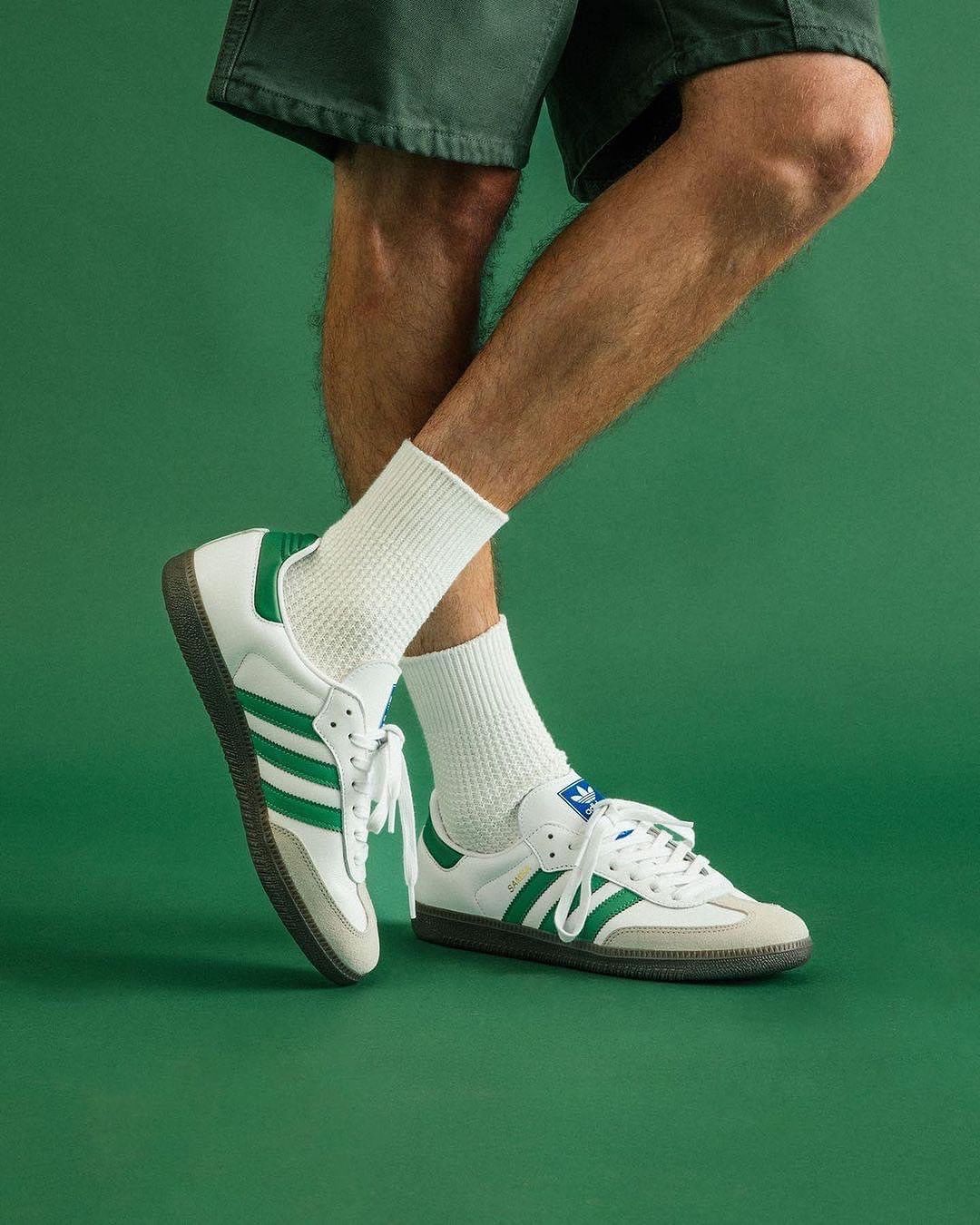 Adidas Samba White Green_0