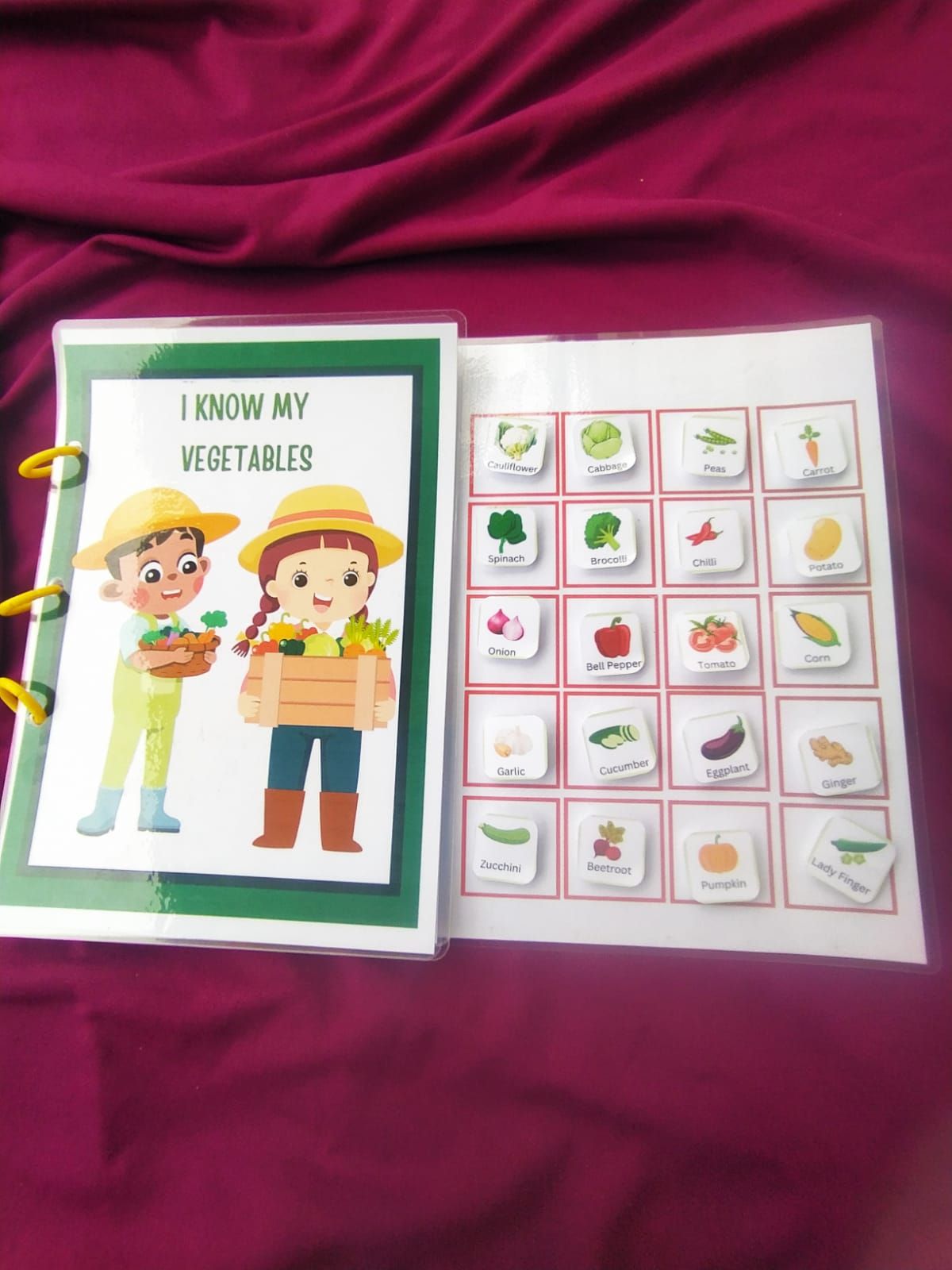 ''I know My Vegetables'' Busy Book_0