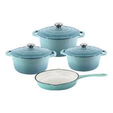 7 Piece Delica Cookware - Sky Blue_0