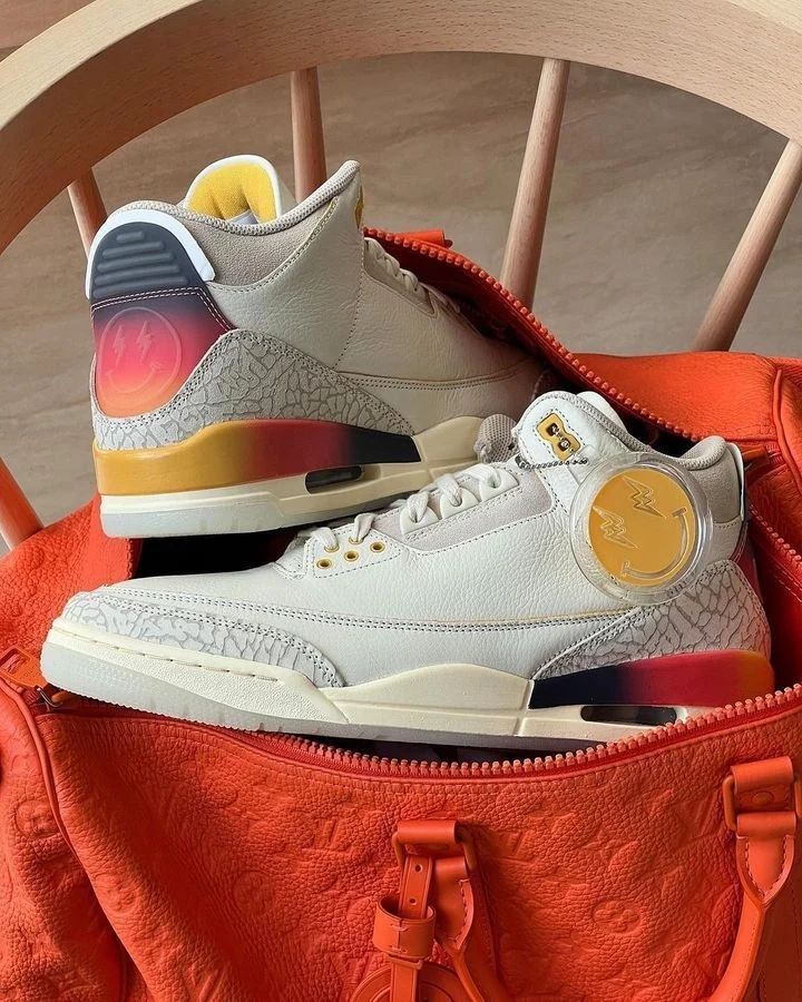 Air Jordan 3 x J Balvin "Medelline sunset _3