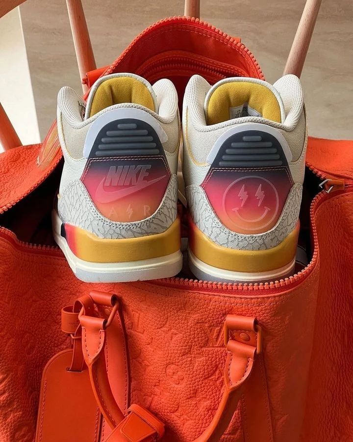 Air Jordan 3 x J Balvin "Medelline sunset _2