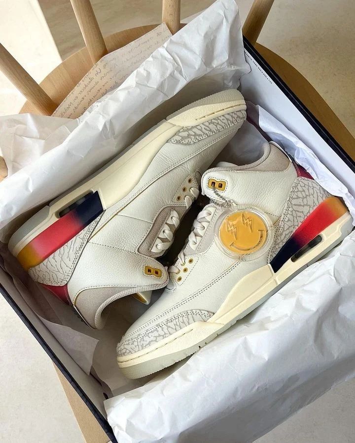 Air Jordan 3 x J Balvin "Medelline sunset _4