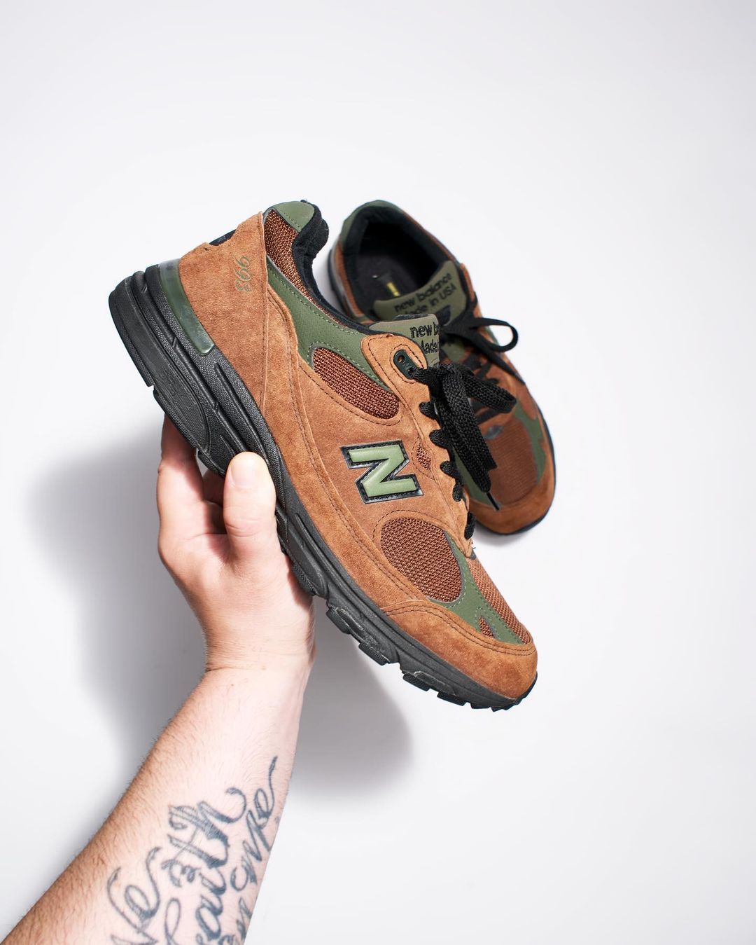 New Balance 993 in "Beef & Broccoli,"_0