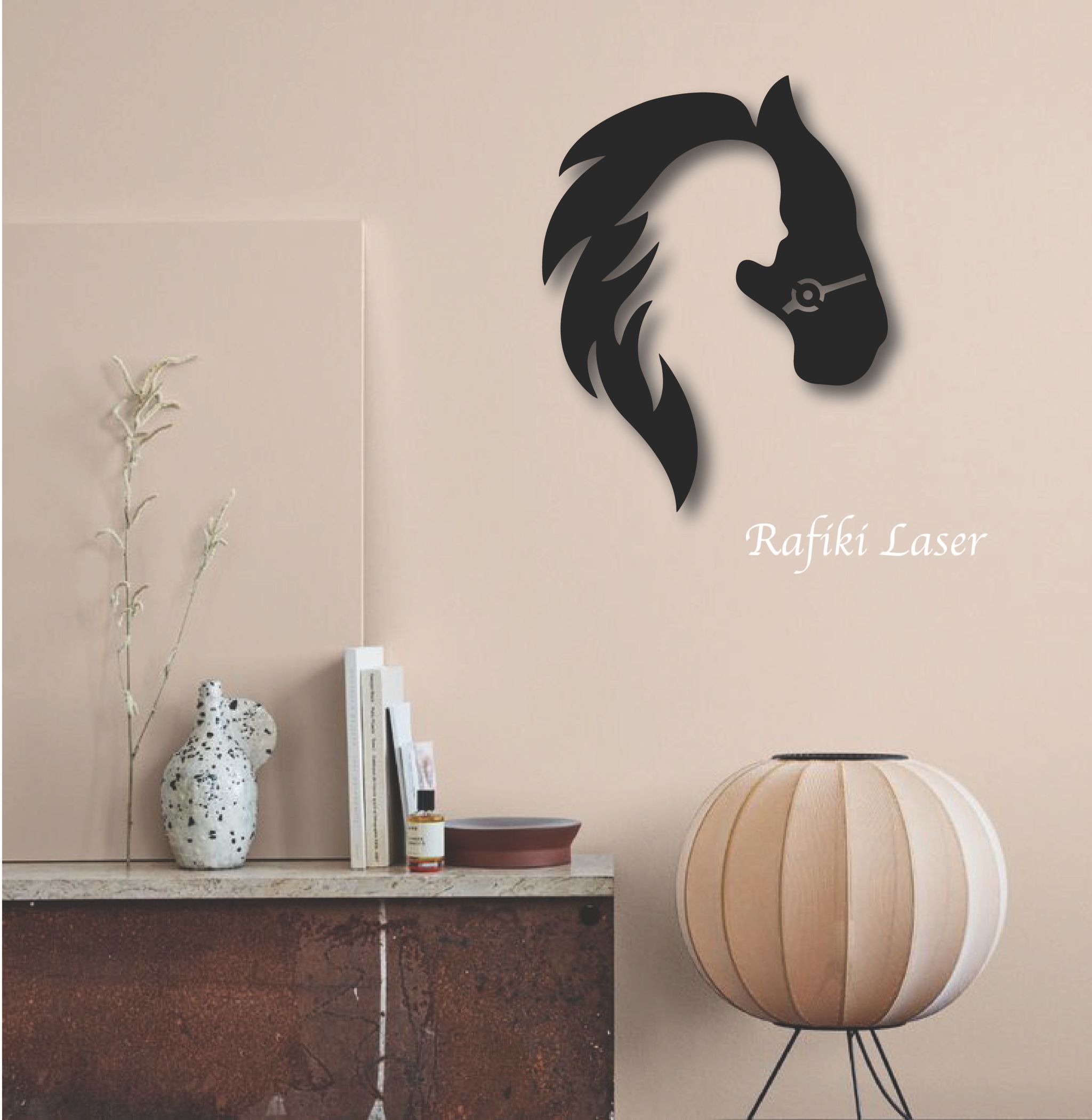 Horse and Her Metal Wall Art Decor_0