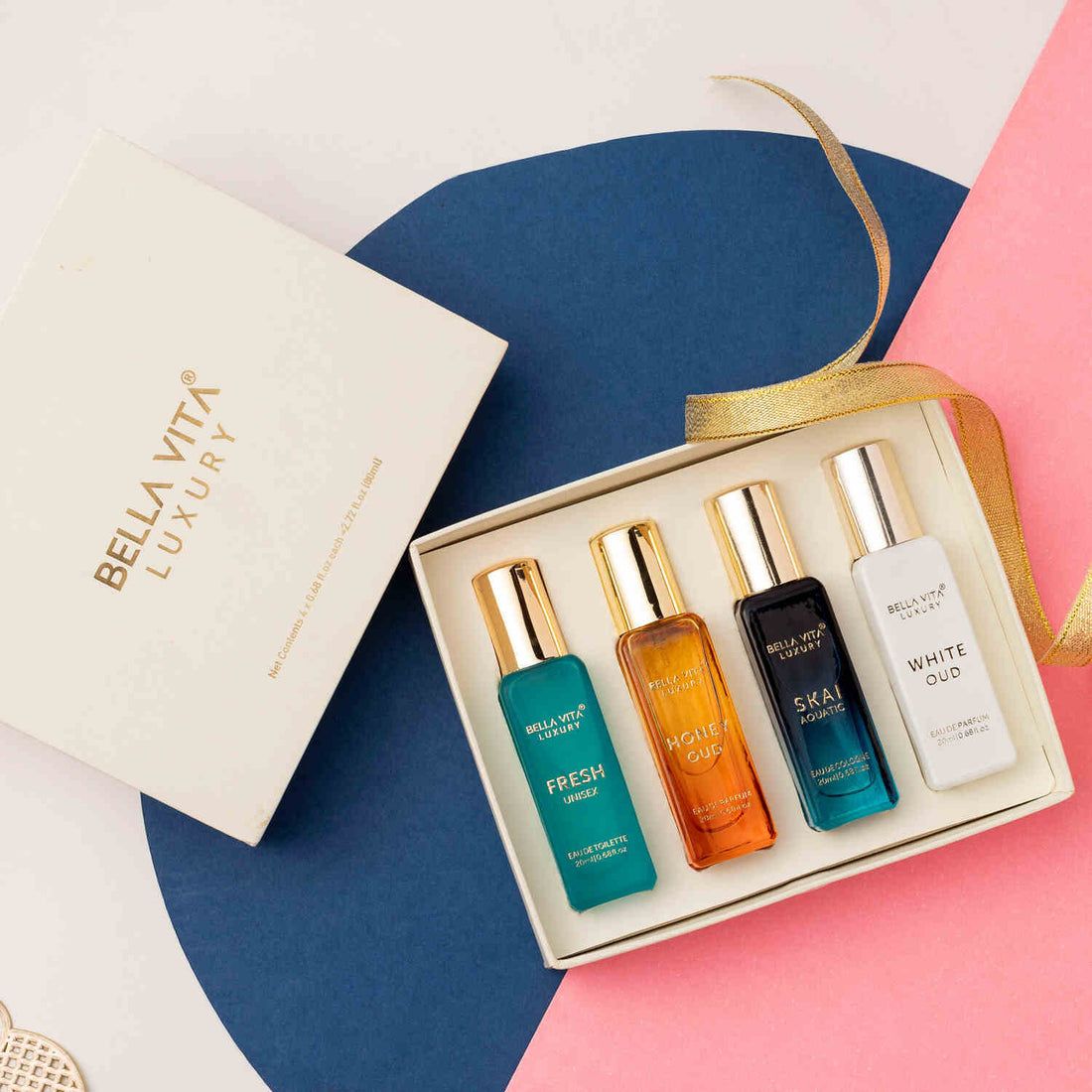 Bella Vita Luxury Unisex Perfume 4 Pcs Set_0