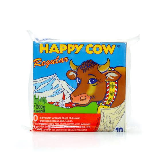 Happy Cow Regular Slice Cheese 200g_0