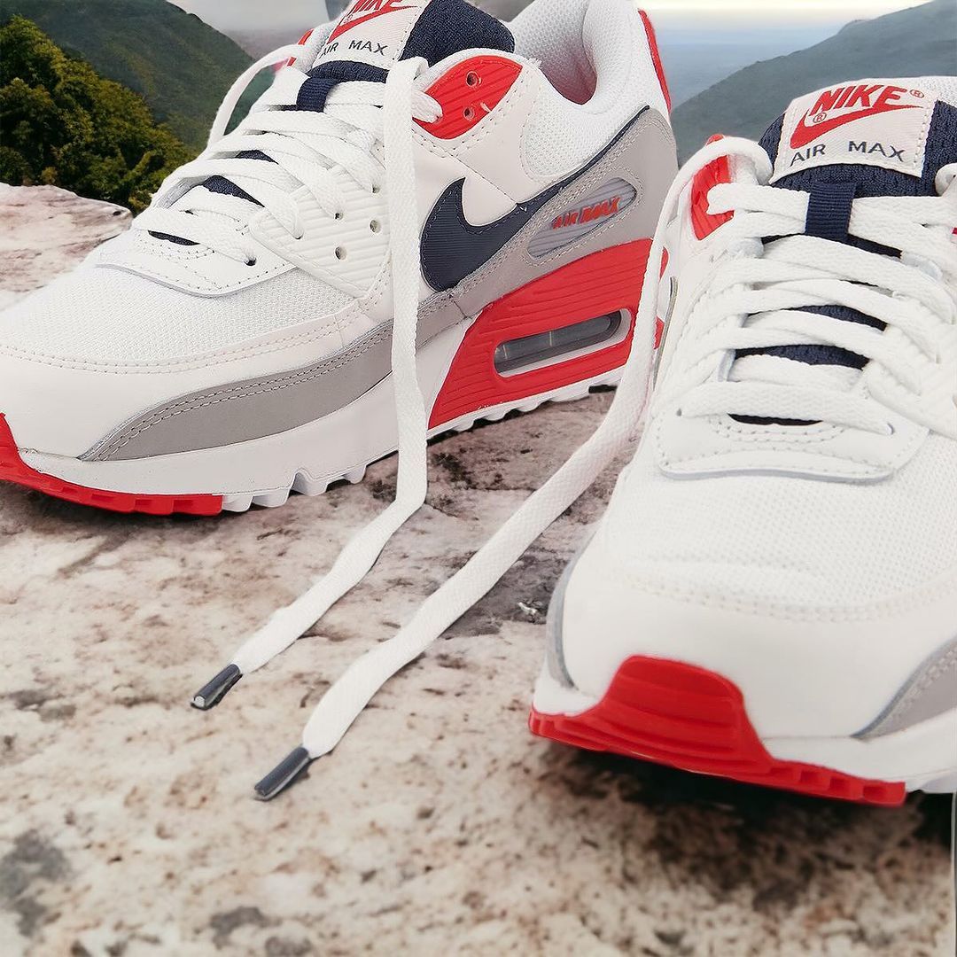 Air Max 90 in Grey/Red_3