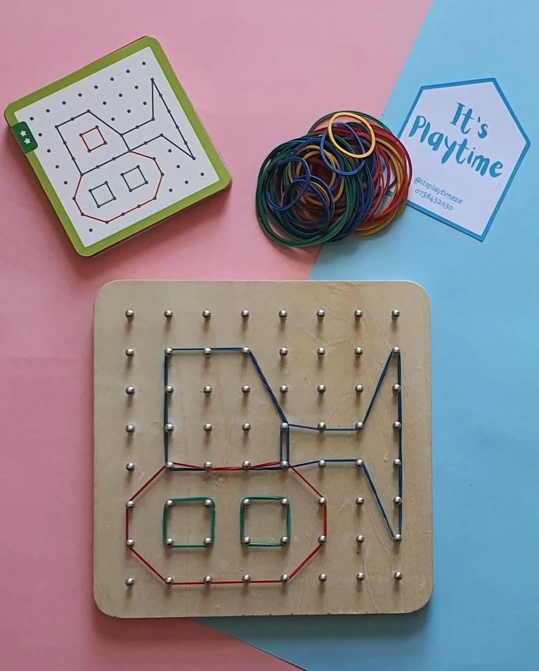 Tooky Creative Rubber Band Geoboard_1