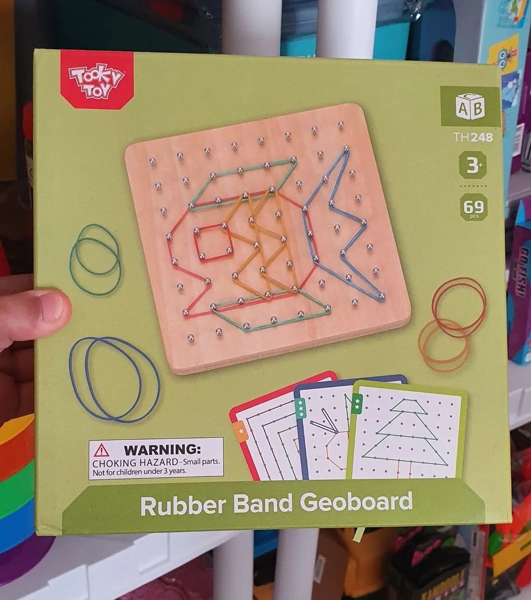 Tooky Creative Rubber Band Geoboard_0