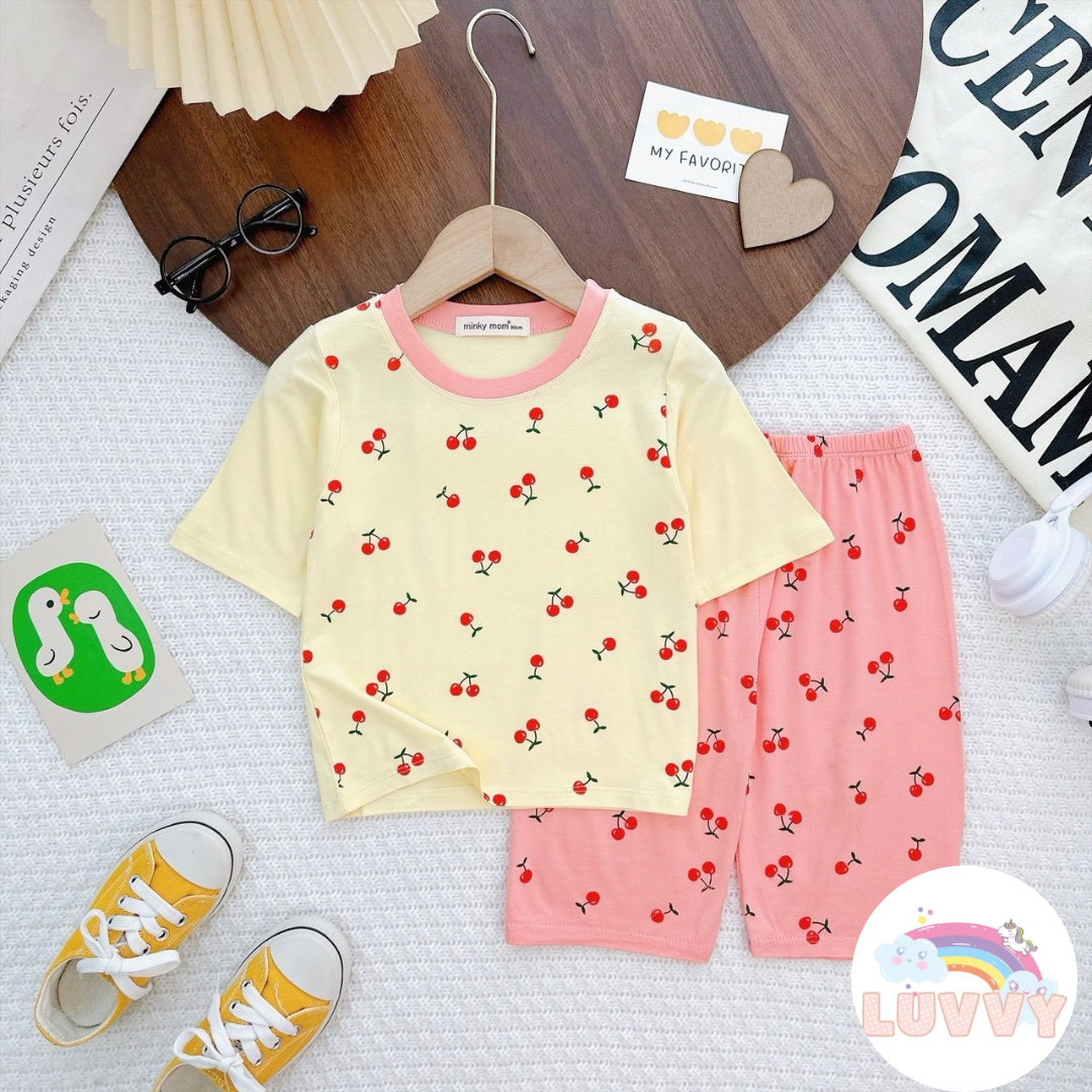 [50] Fruity Floral Printed Set (90~120)_2