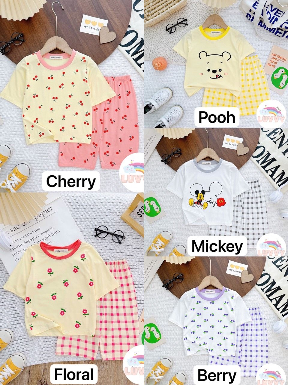 [50] Fruity Floral Printed Set (90~120)_0