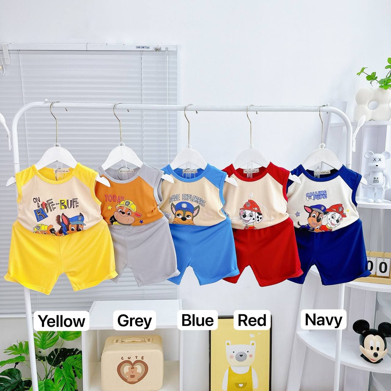 [53] Paw Patrol Sleeveless Play Set (90~120)_2