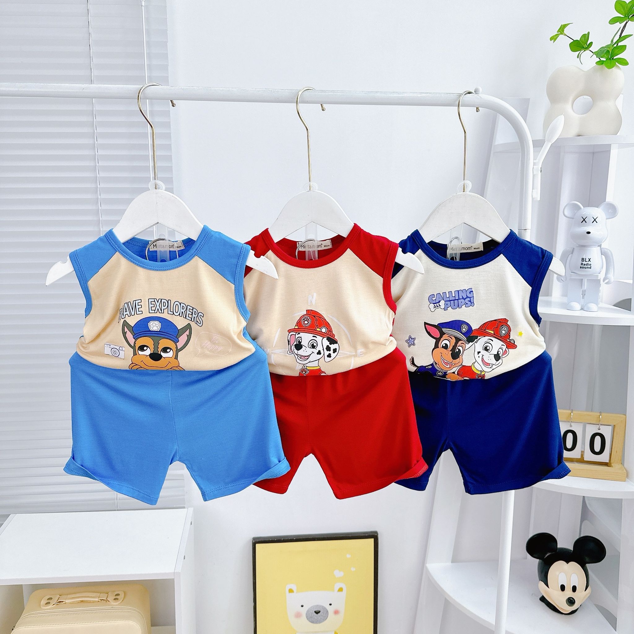 [53] Paw Patrol Sleeveless Play Set (90~120)_3