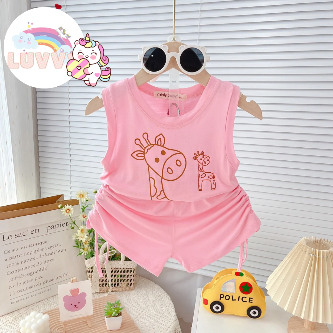 [54] Pastel Sleeveless Side Scrunch Bottom (80~120)_9