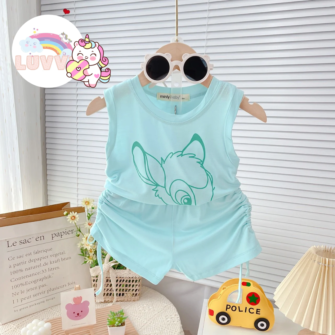 [54] Pastel Sleeveless Side Scrunch Bottom (80~120)_6