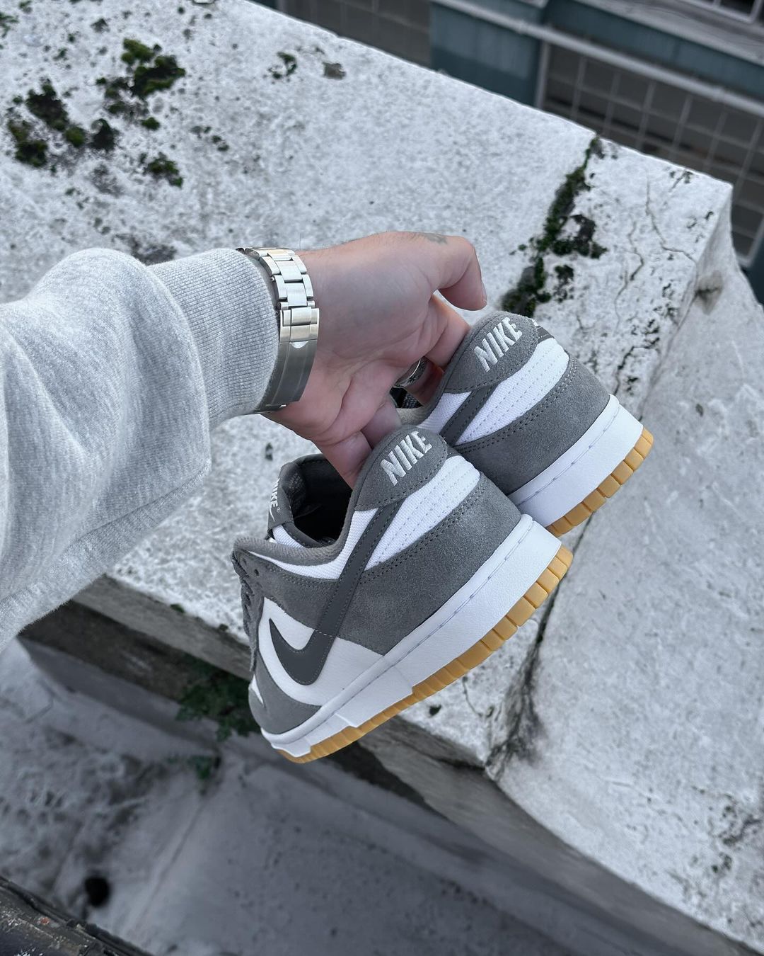 Grey Gum Nike Dunk Low_1