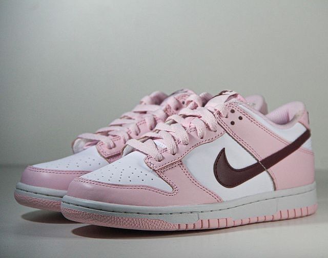 Nike Dunk Low in "Pink Red,"_0