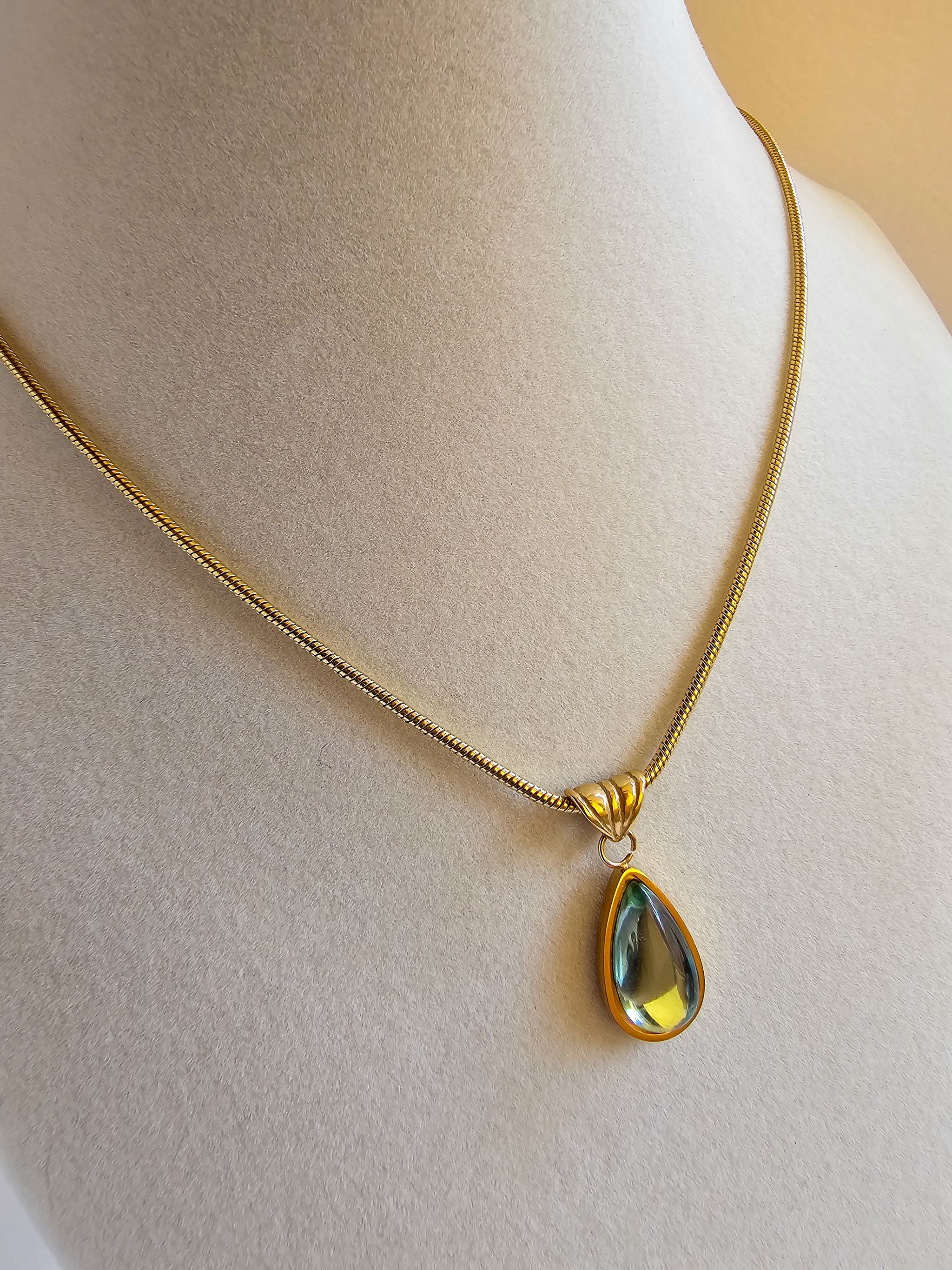 Crystal Drop Necklace _0