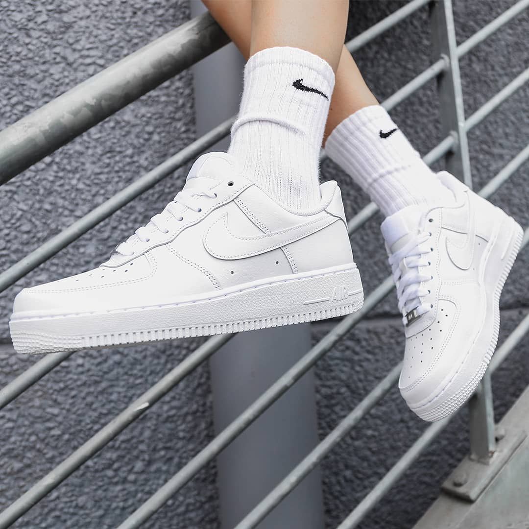 Nike Air Force 1 'Triple-White,'_0