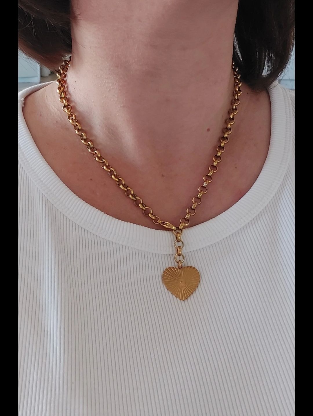 Sunburst Heart Necklace _2