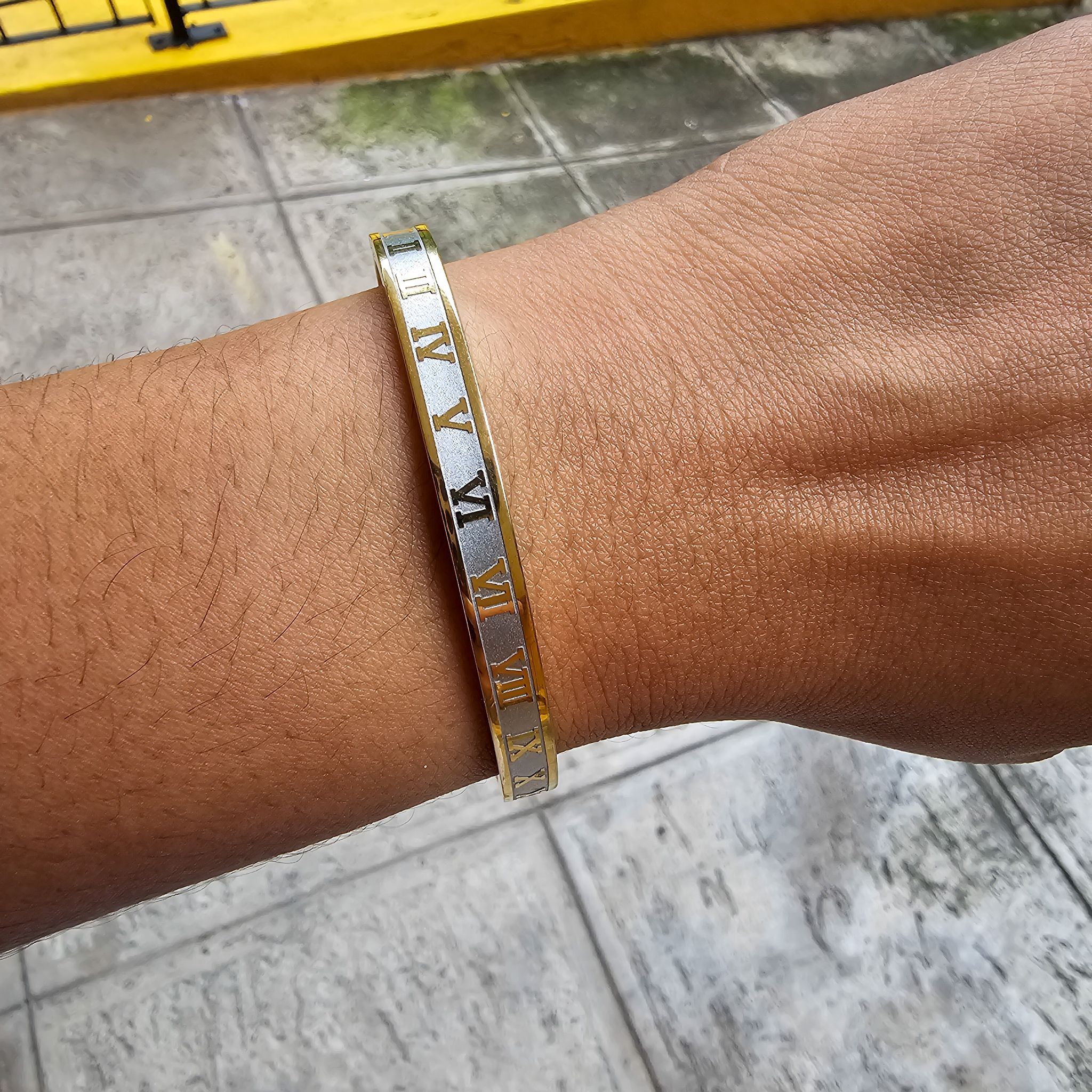 6mm Roman Numeral Bangle_0