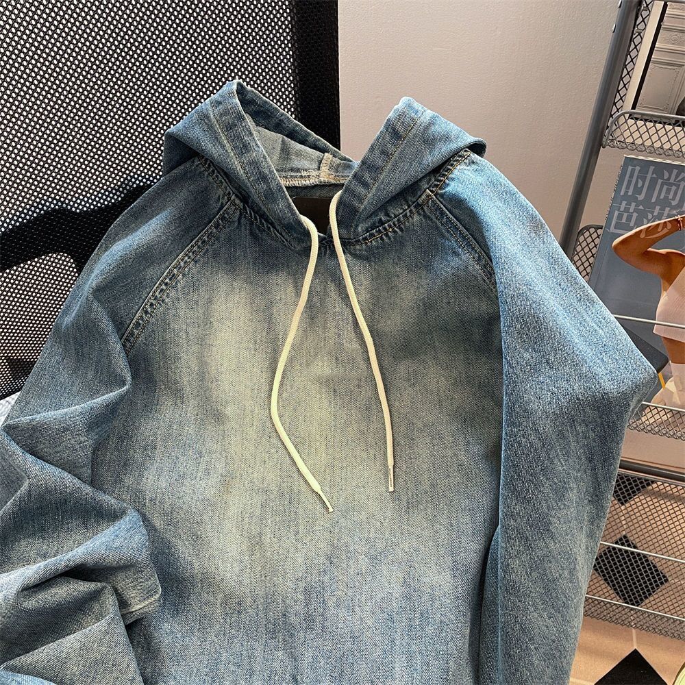 Denim long sleeves hood_1