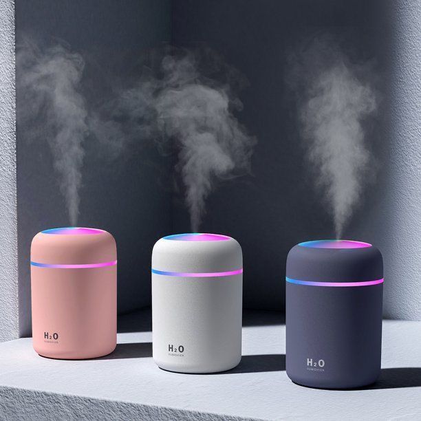 Air Humidifier Portable Mini USB 300ml H2O Aroma Diffuser With Cool Mist For Bedroom Home Car Plants Purifier Humificador_0