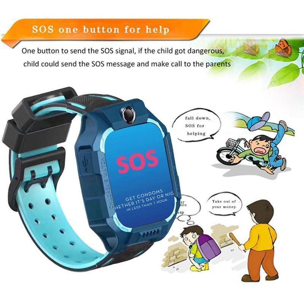 Kids GPS Tracker Smart Watch_3