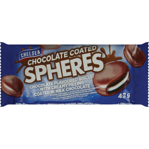 Spheres Chocolate Coated Biscuits 42g_0