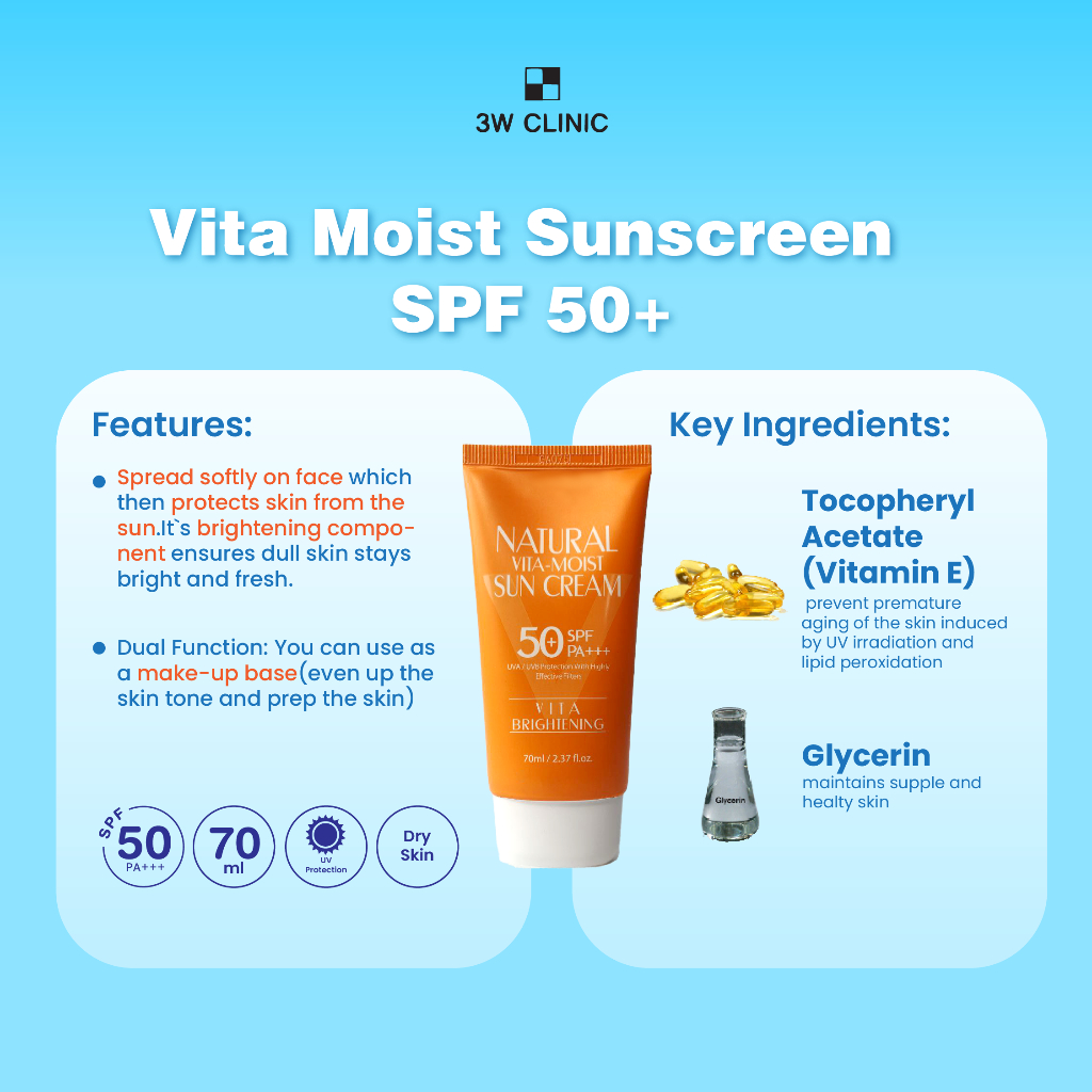 3W Clinic Natural Vita Moist Suncream SPF50+ PA+++_1