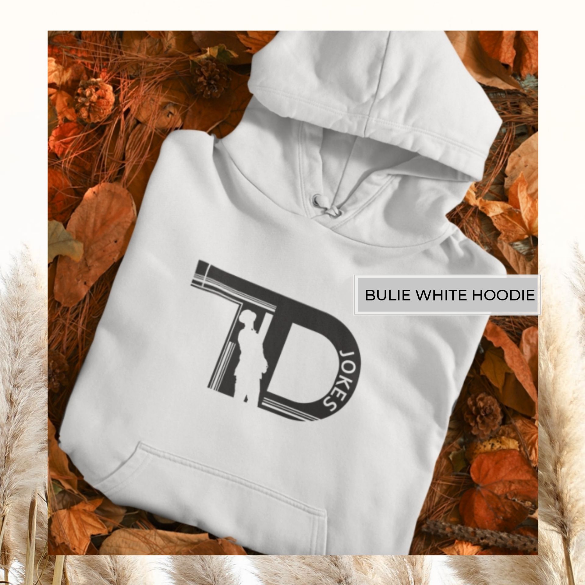 Bulie White Unisex Hoodie_0