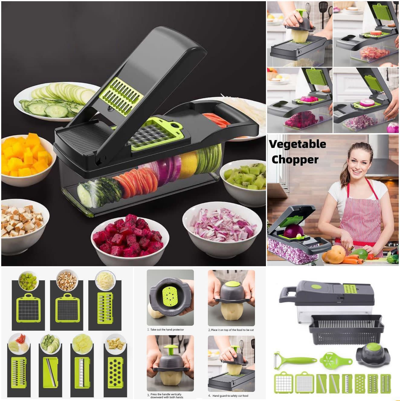 14 Pcs Veggie Slicer_0